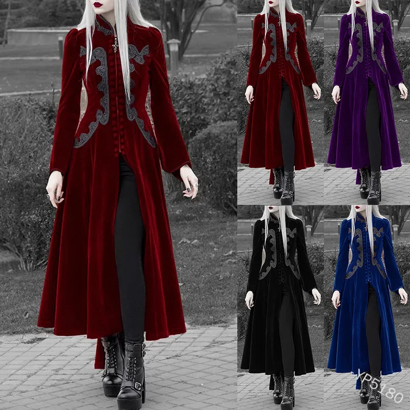 Medieval Renaissance Dress Women - Cosplay Medieval Coat Renaissance Victorian Woman