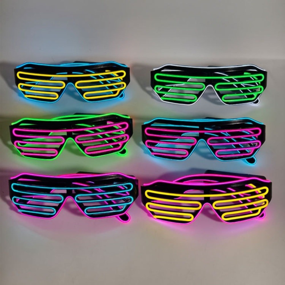 Wireless LED Glowing Glasses C - огляд і ціна Glow In The Dark Party Glasses