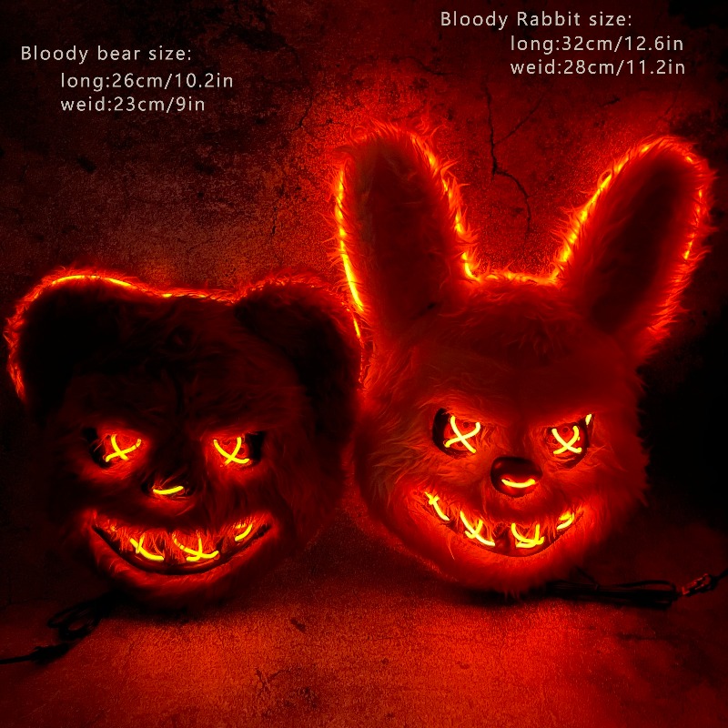 Halloween Cosplay Party Lumino - огляд і ціна Led Purge Mask Halloween