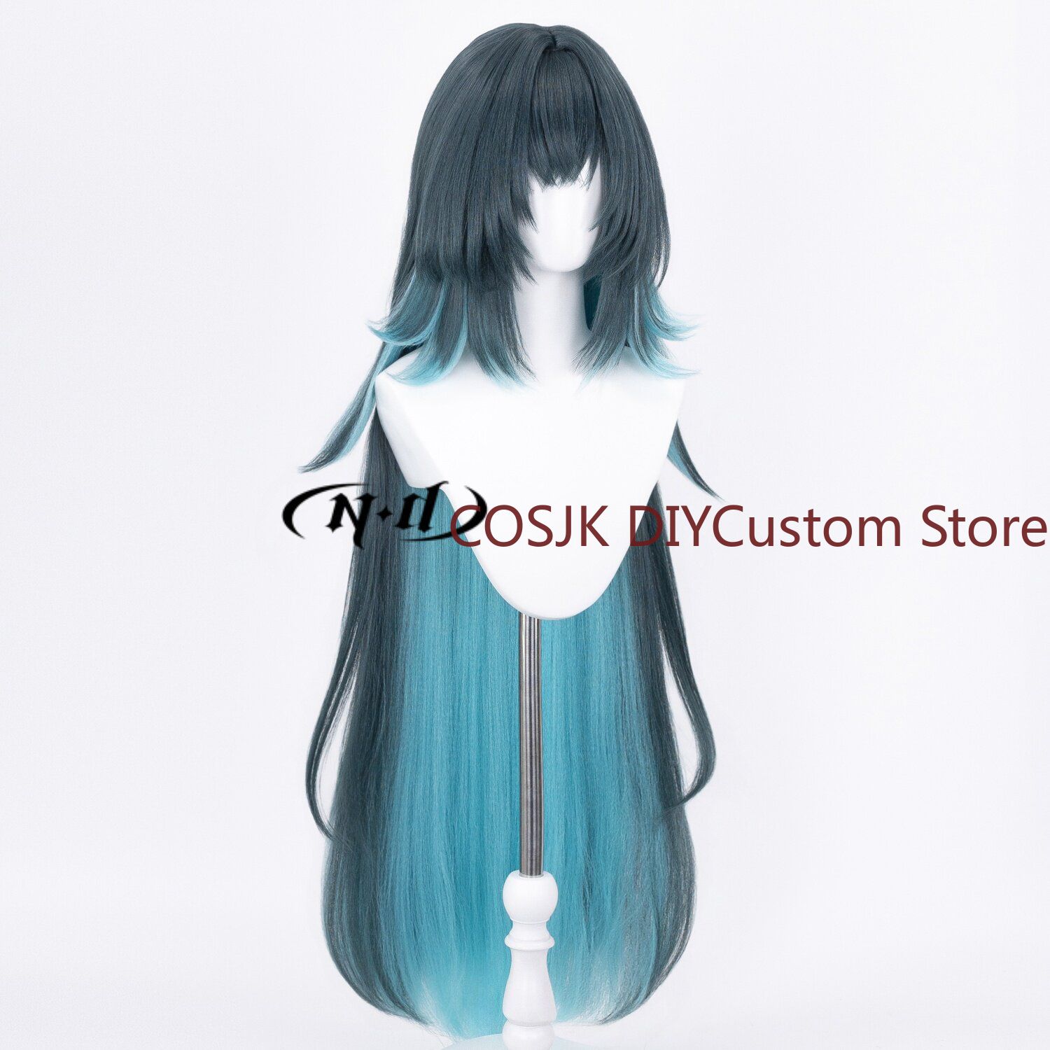 110cm Anime Danica Genshin Imp - огляд і ціна Anime Cosplay Wig Heat Resistant
