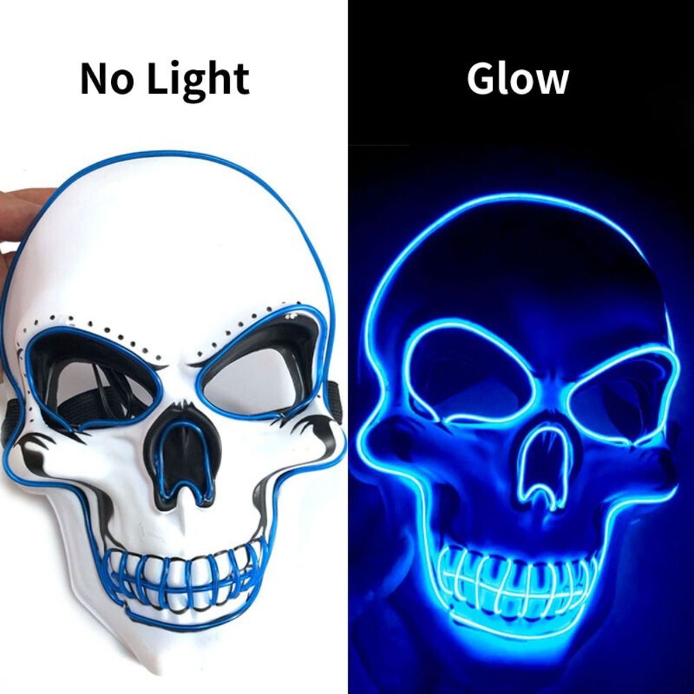 Fashion Horror Halloween Skull - огляд і ціна Led Purge Mask Halloween