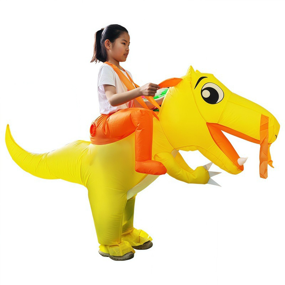 Child Riding Dinosaur Inflatab - огляд і ціна Inflatable Dinosaur Costume Adult