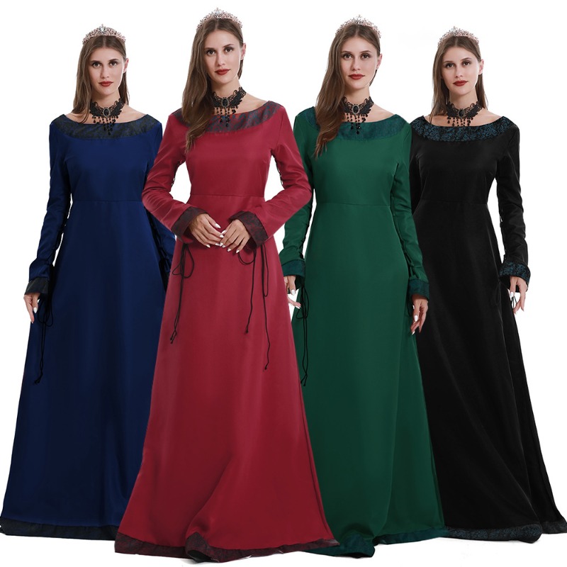 Women Medieval Long Dress V Ne - огляд і ціна Medieval Renaissance Dress Women