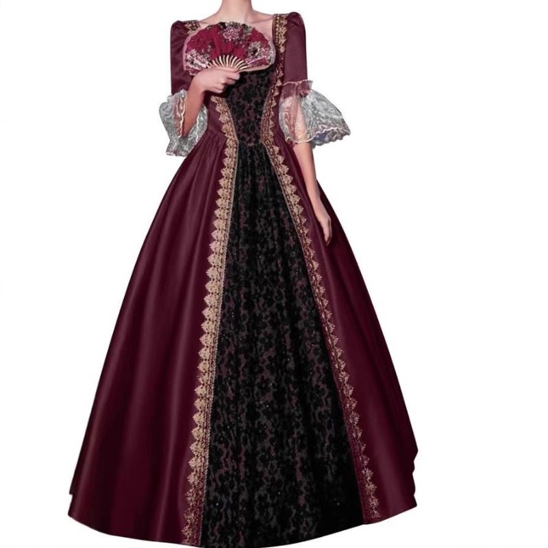 S‑5XL Women New Medieval Renai - огляд і ціна Medieval Renaissance Dress Women