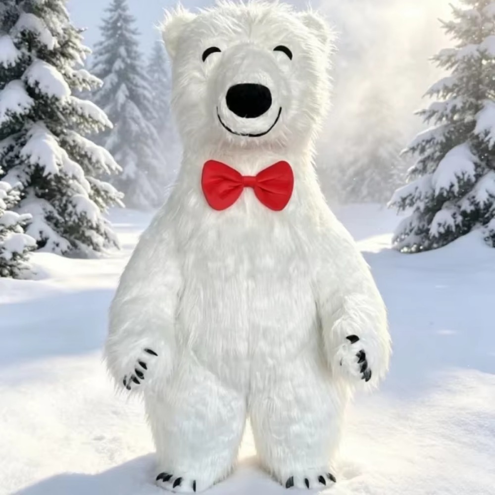 Giant Inflatable White Polar M - огляд і ціна Costumes