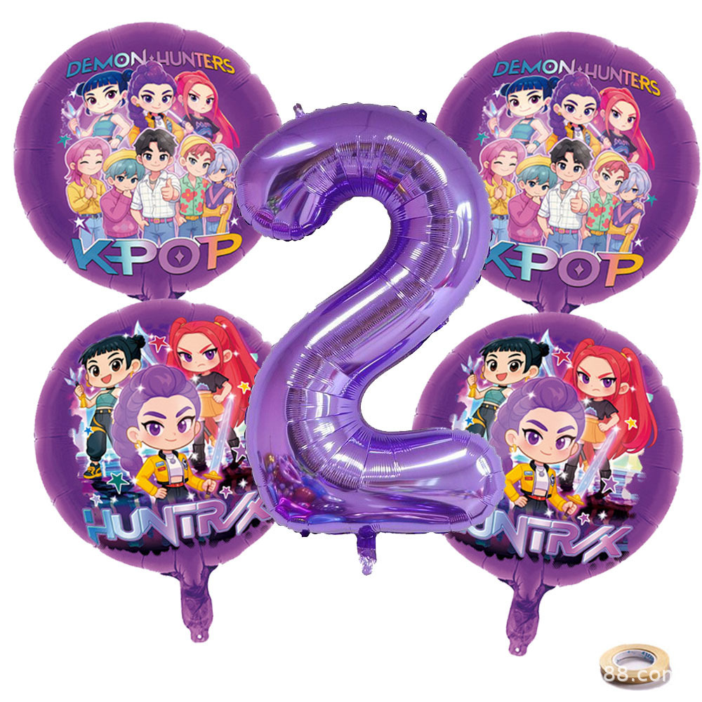 K P Foil Balloon Set Girl Grou - огляд і ціна Party Supplies