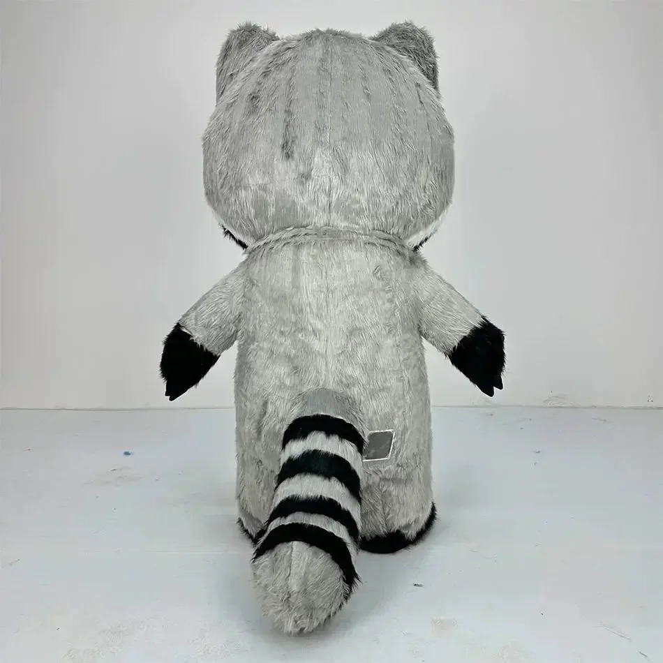 Grey Plush Inflatable Raccoon  - огляд і ціна Costumes
