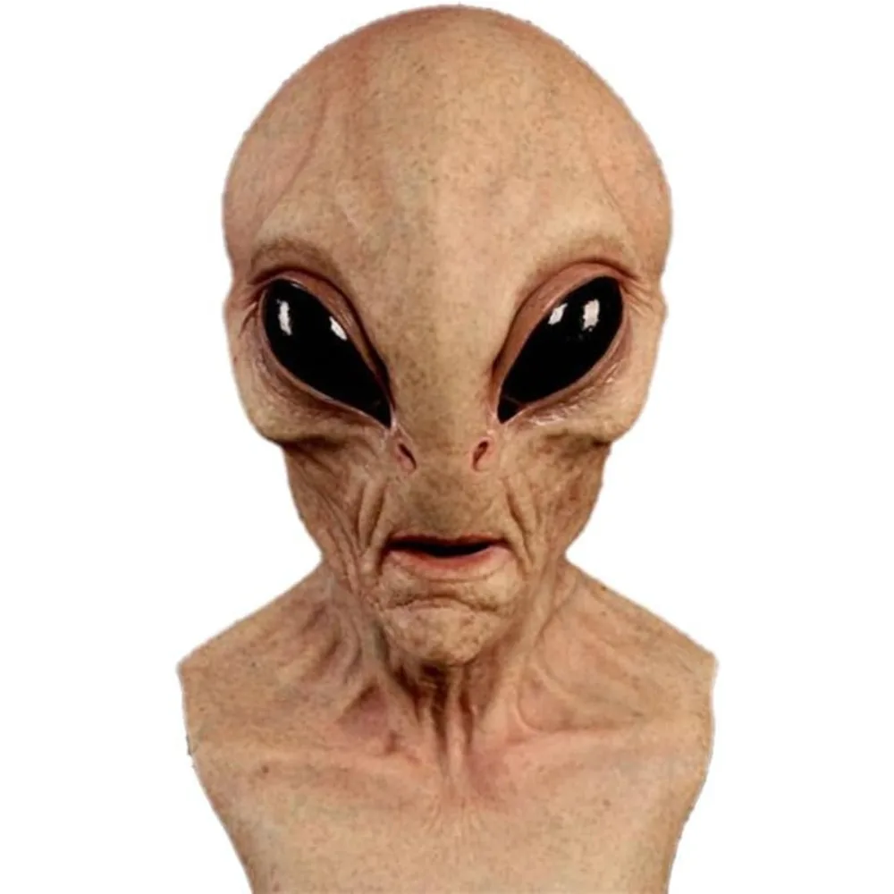 Halloween Costume Alien Dinosa - огляд і ціна Latex Alien Mask Realistic