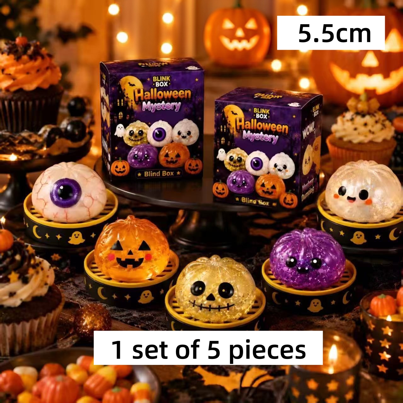 hot 5.5cm Halloween Ghost Pinc - огляд і ціна Novelty Gifts