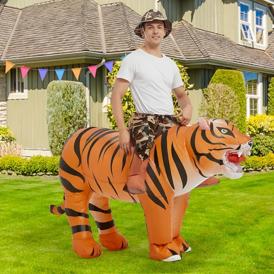 Inflatable Tiger Costume for A - огляд і ціна Costumes
