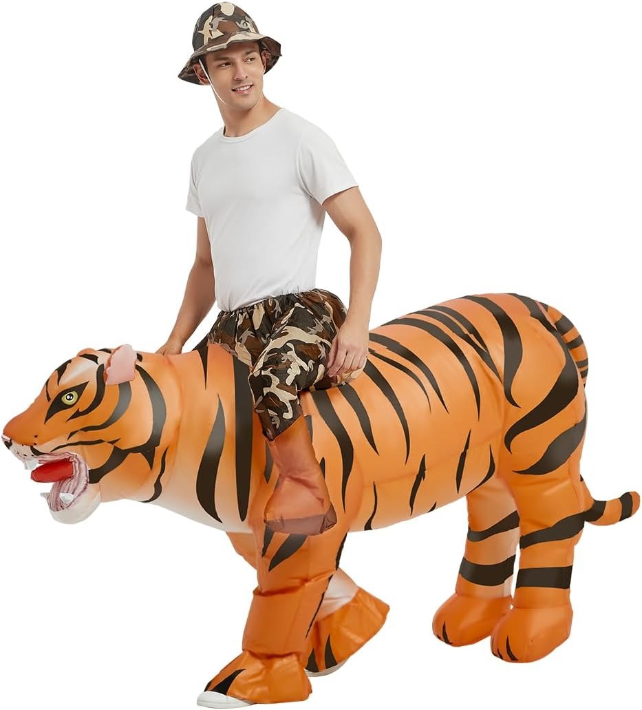Inflatable Tiger Costume for A - огляд і ціна Costumes