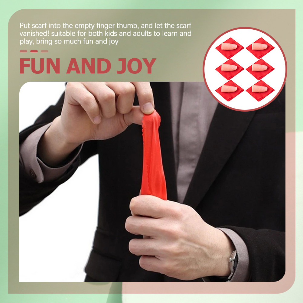 Disappearing Silk Magic Trick  - огляд і ціна Thumb Tip Magic Trick Set