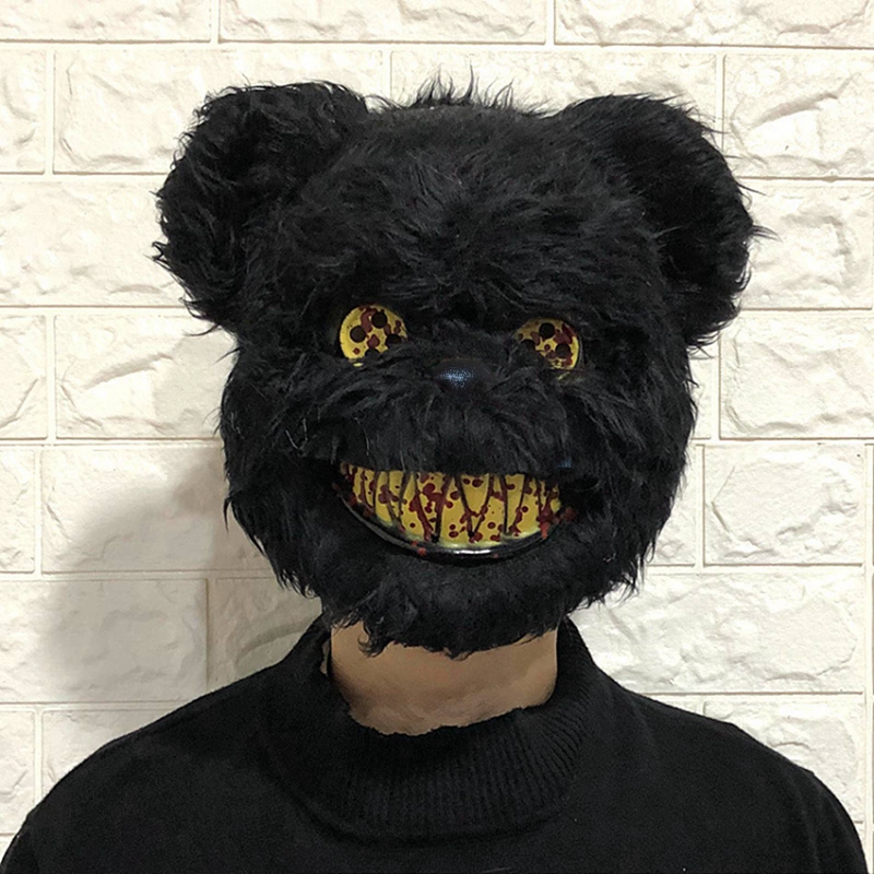 Bloody Plush Bear Mask Hallowe - огляд і ціна Led Purge Mask Halloween