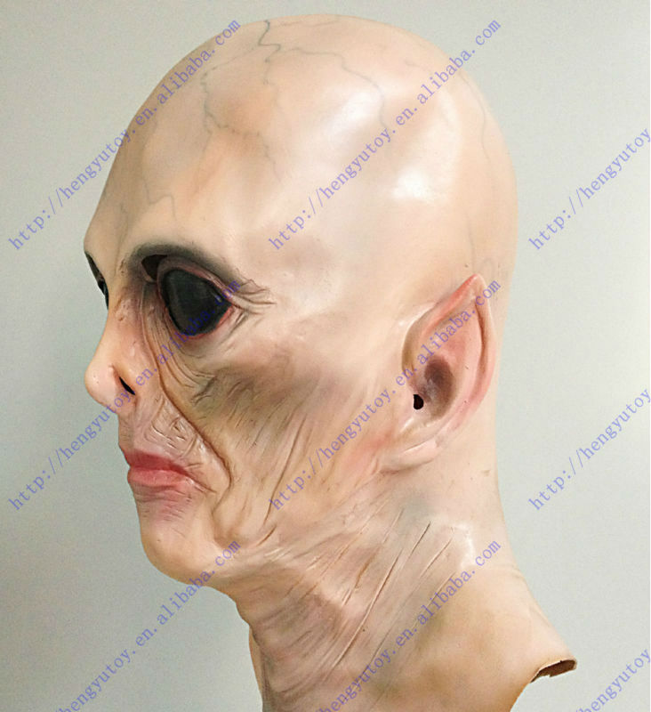 Deluxe Alien Mask Realistic La - огляд і ціна Latex Alien Mask Realistic