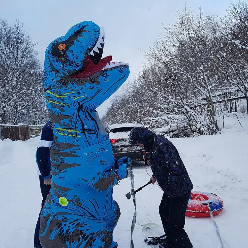 Tyrannosaurus Inflatable Dinos - огляд і ціна Inflatable Dinosaur Costume Adult