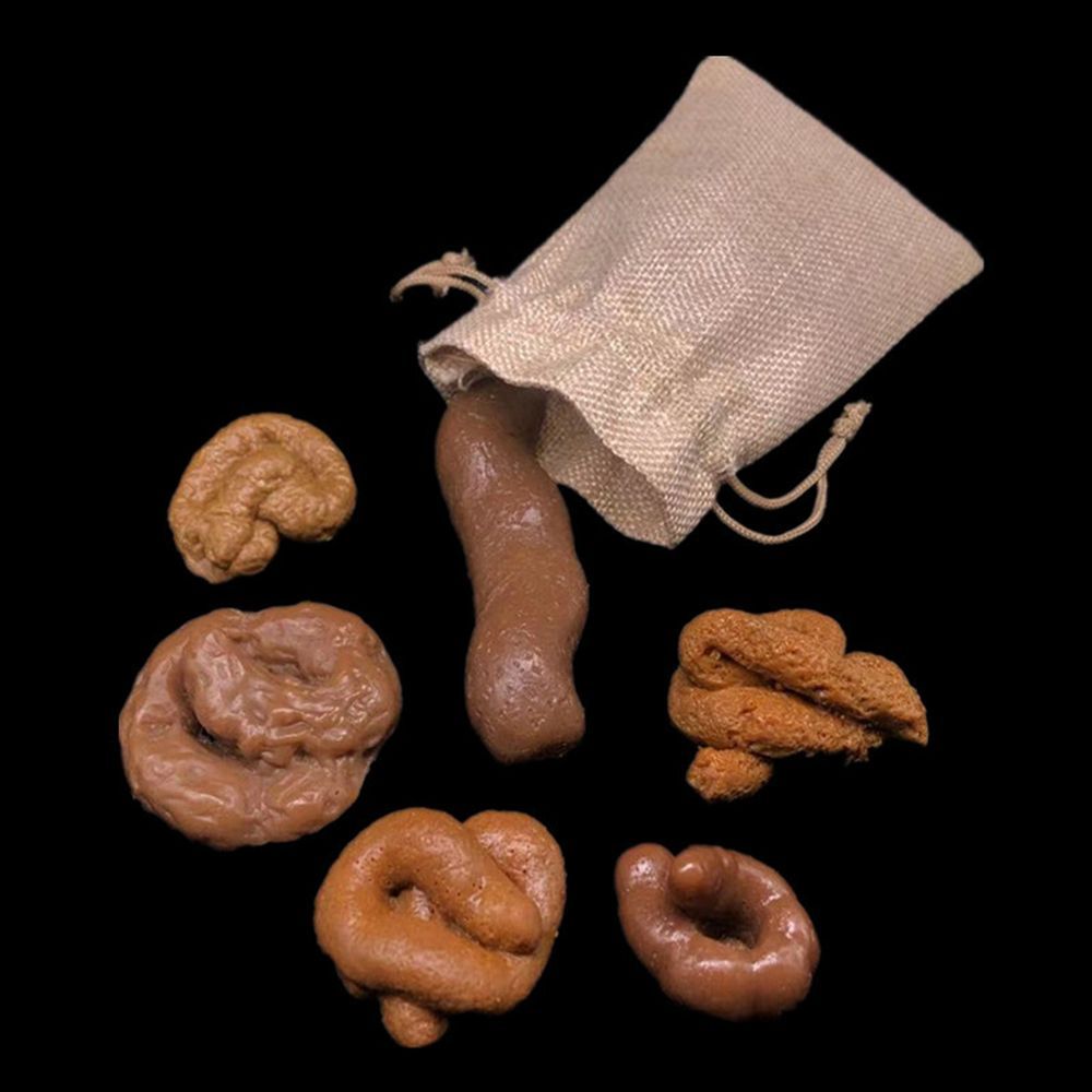 6Pcs Turd Tricky  Antistress F - огляд і ціна Fake Poop Gag Gift
