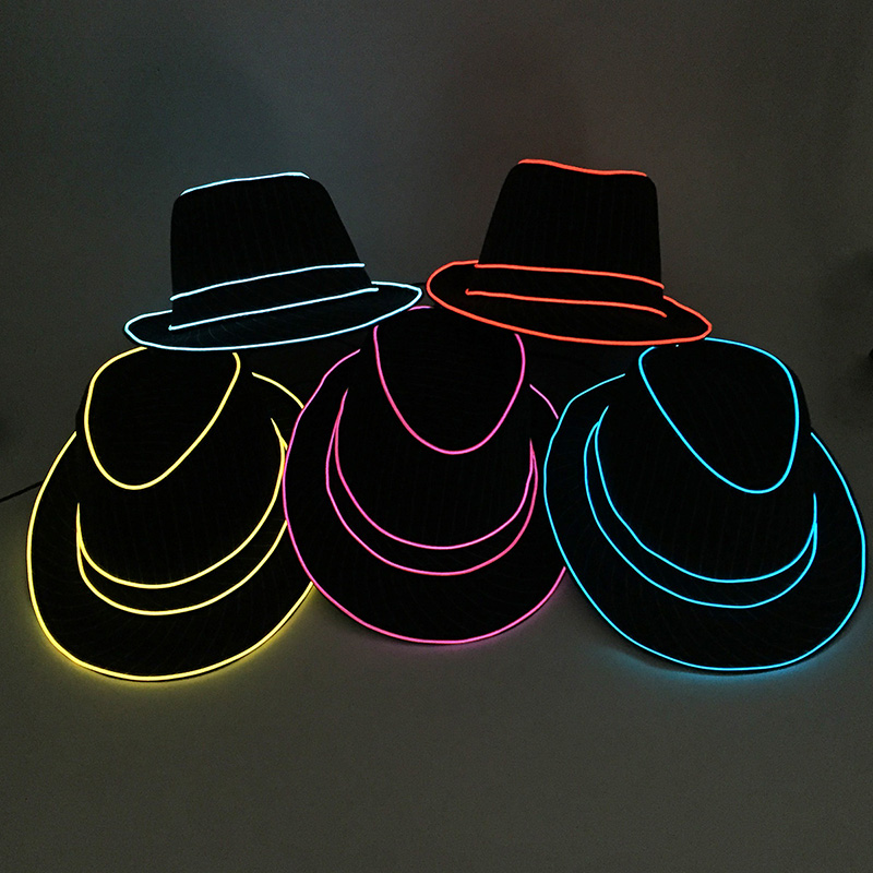 Men Gift Neon EL Wire Glowing  - огляд і ціна Glow In The Dark Party Glasses
