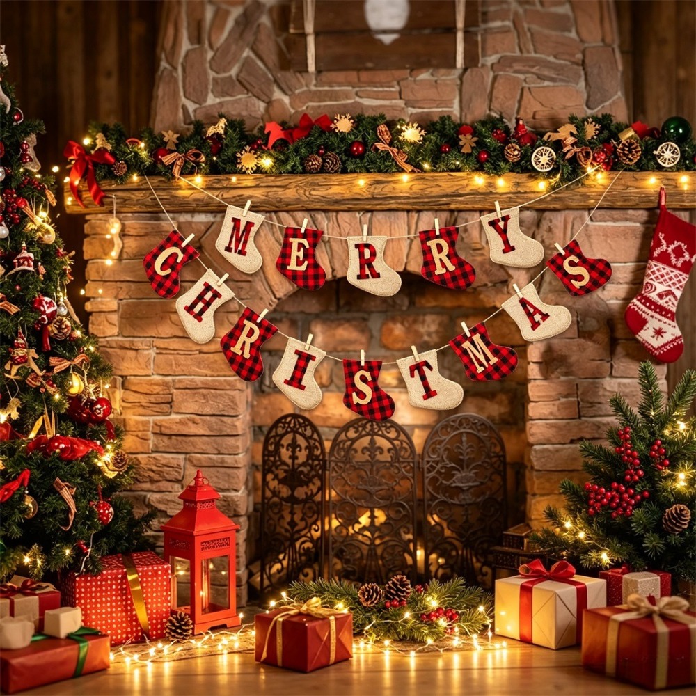 Sock-shaped Christmas Hanging  - огляд і ціна Party Supplies
