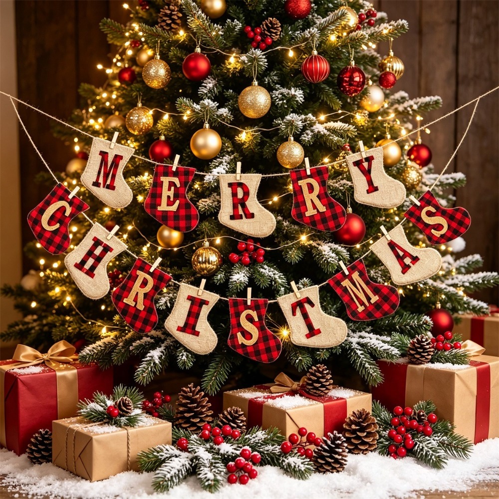 Sock-shaped Christmas Hanging  - огляд і ціна Party Supplies