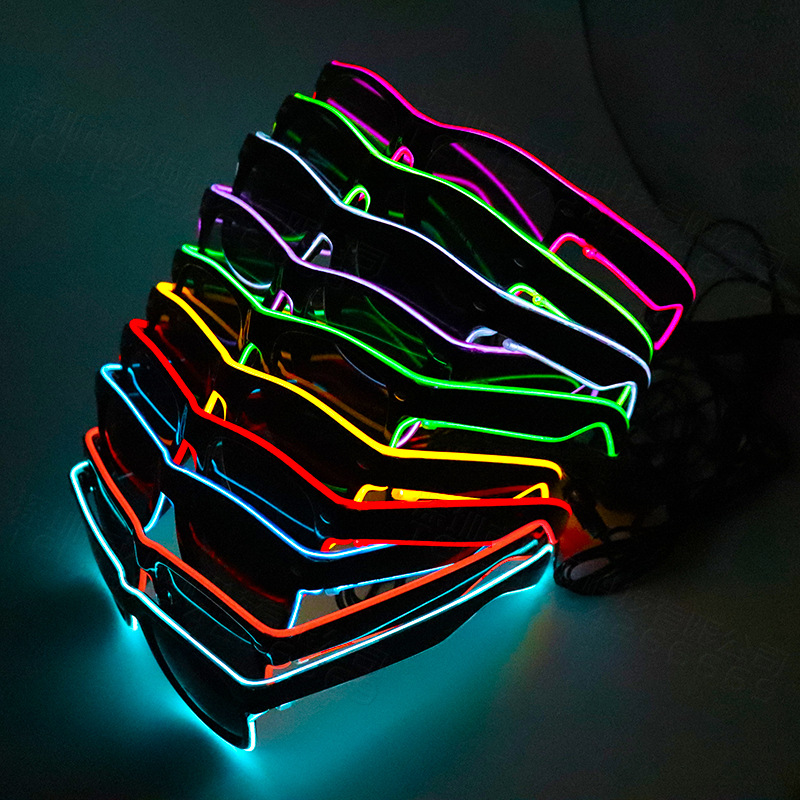 1PC Flashing EL Wire Led Glass - огляд і ціна Glow In The Dark Party Glasses