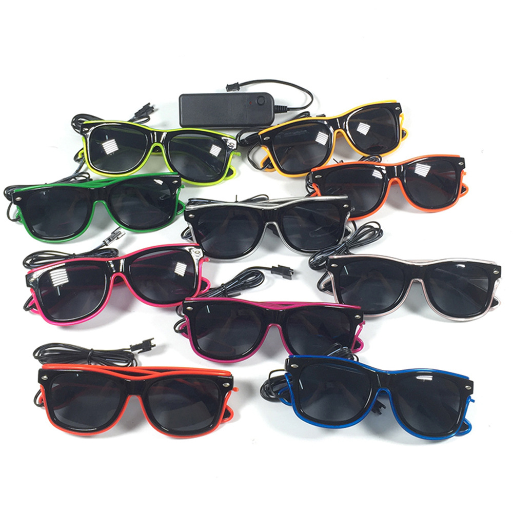 1PC Flashing EL Wire Led Glass - огляд і ціна Glow In The Dark Party Glasses
