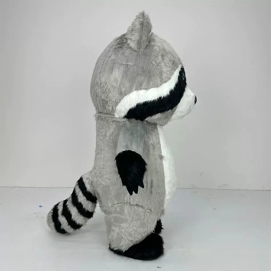 Grey Plush Inflatable Raccoon  - огляд і ціна Costumes